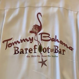 Tommy Bahama, Med 100% silk embroidered men’s
